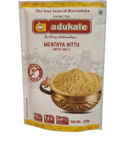 Menthya Hittu with Salt (Adukale)